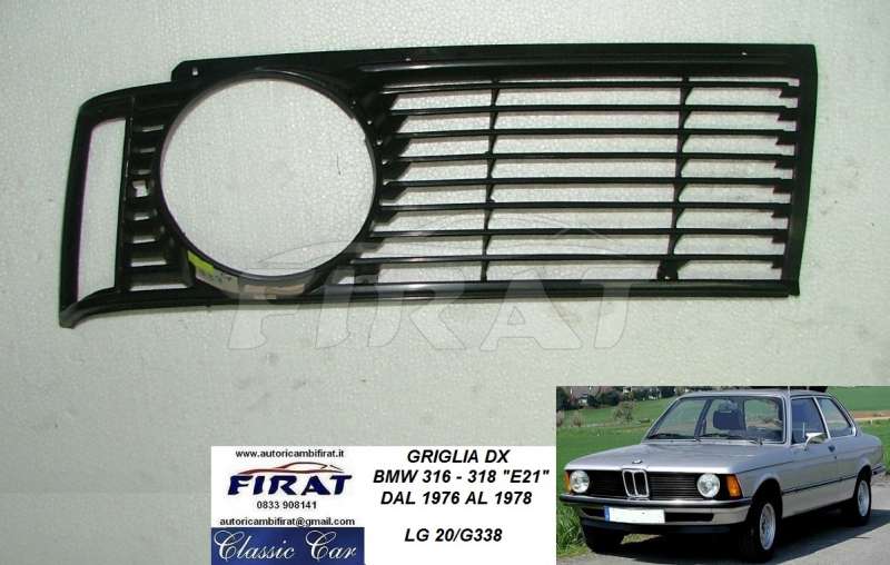 GRIGLIA BMW 316 - 318 E21 76-78 DX